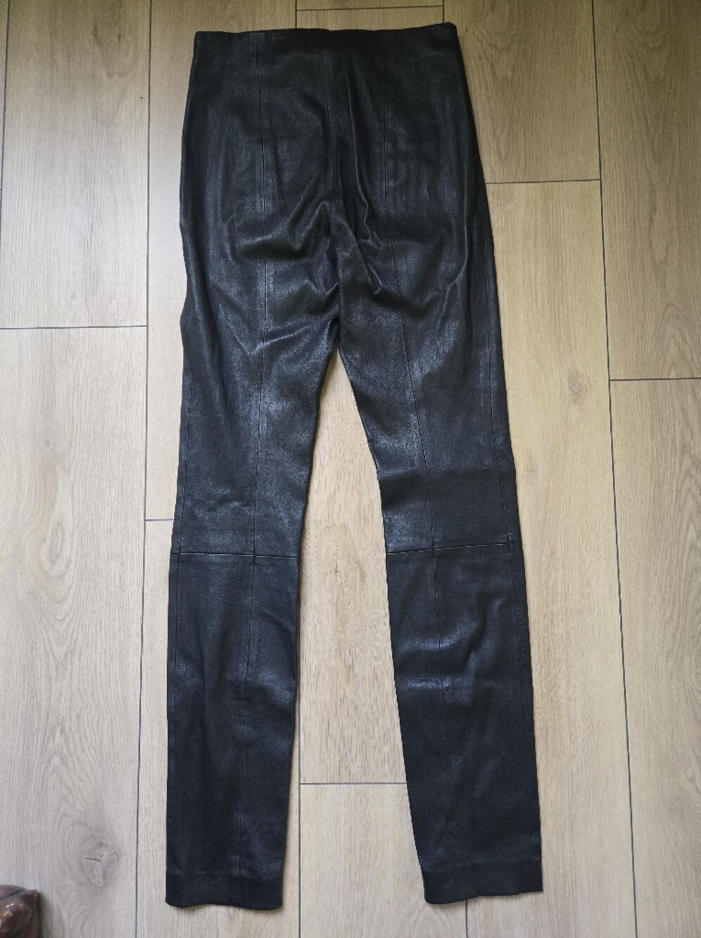 NWOT THEORY Skinny Lamb Leather Pants Size 2 - Picture 5 of 12